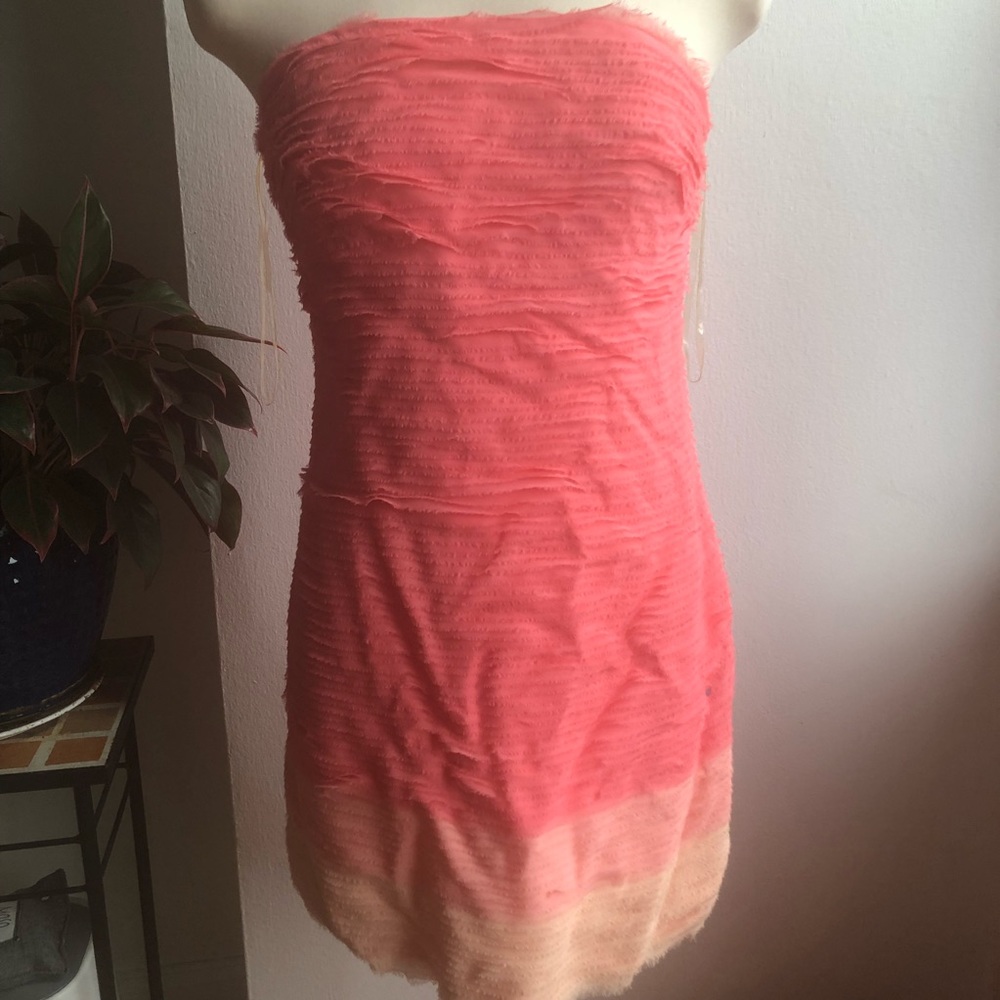 Alice and Olivia strapless mini dress